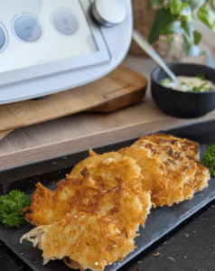 Patate buñuelos grattugiate con thermomix