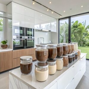 Crema di cioccolato, vaniglia e caffè con Thermomix